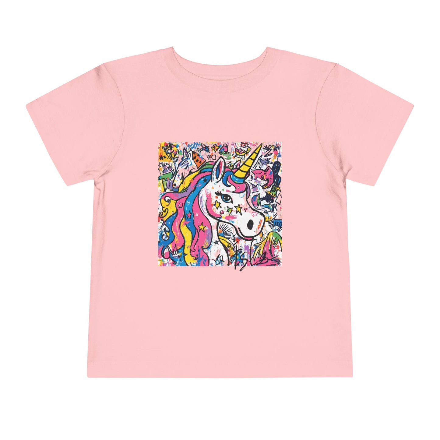 Colorful Unicorn Toddler Tee - Fun & Playful Kidswear