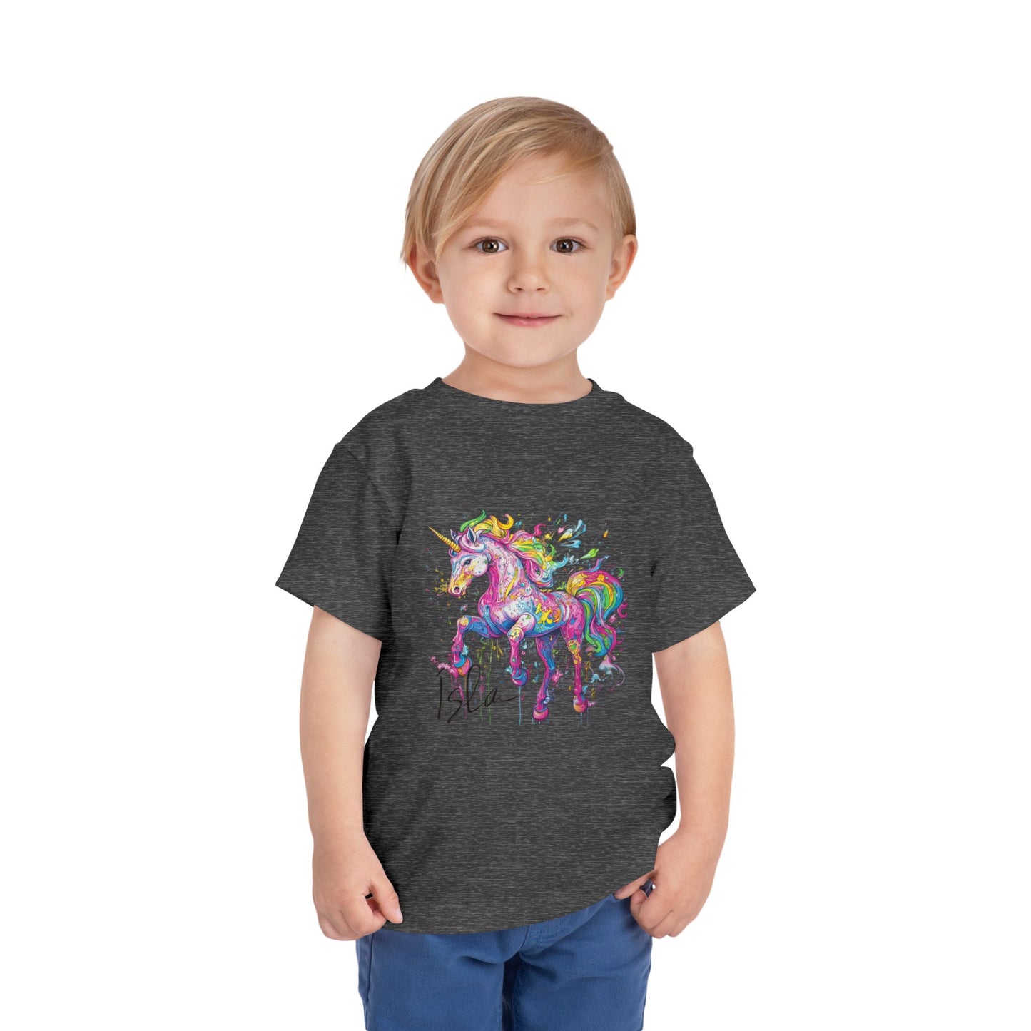 Colorful Unicorn Toddler Tee - Fun & Playful Kidswear V2