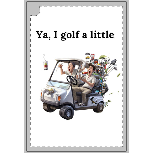 Vintage Golf Towel - Bad Golfers Design