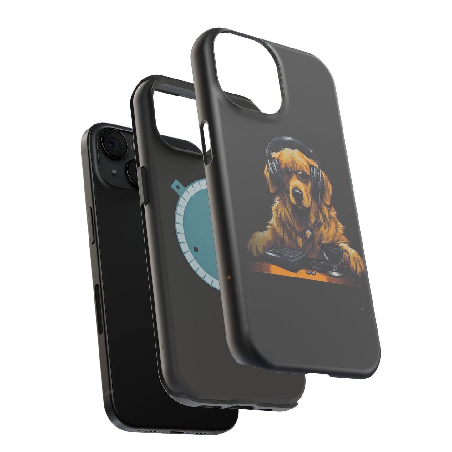 MagSafe Tough Cases for iphone 15 - Pet Lover Series - Golden Retriever 1