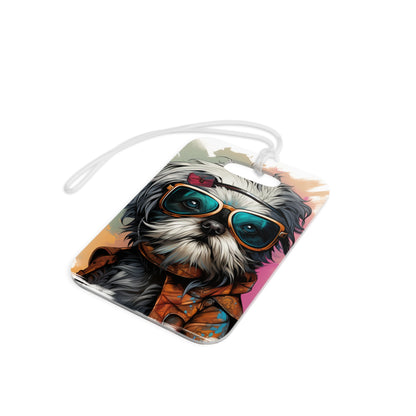 Luggage, Bag Tags Amazing Pet Prints Shih Tzu v2