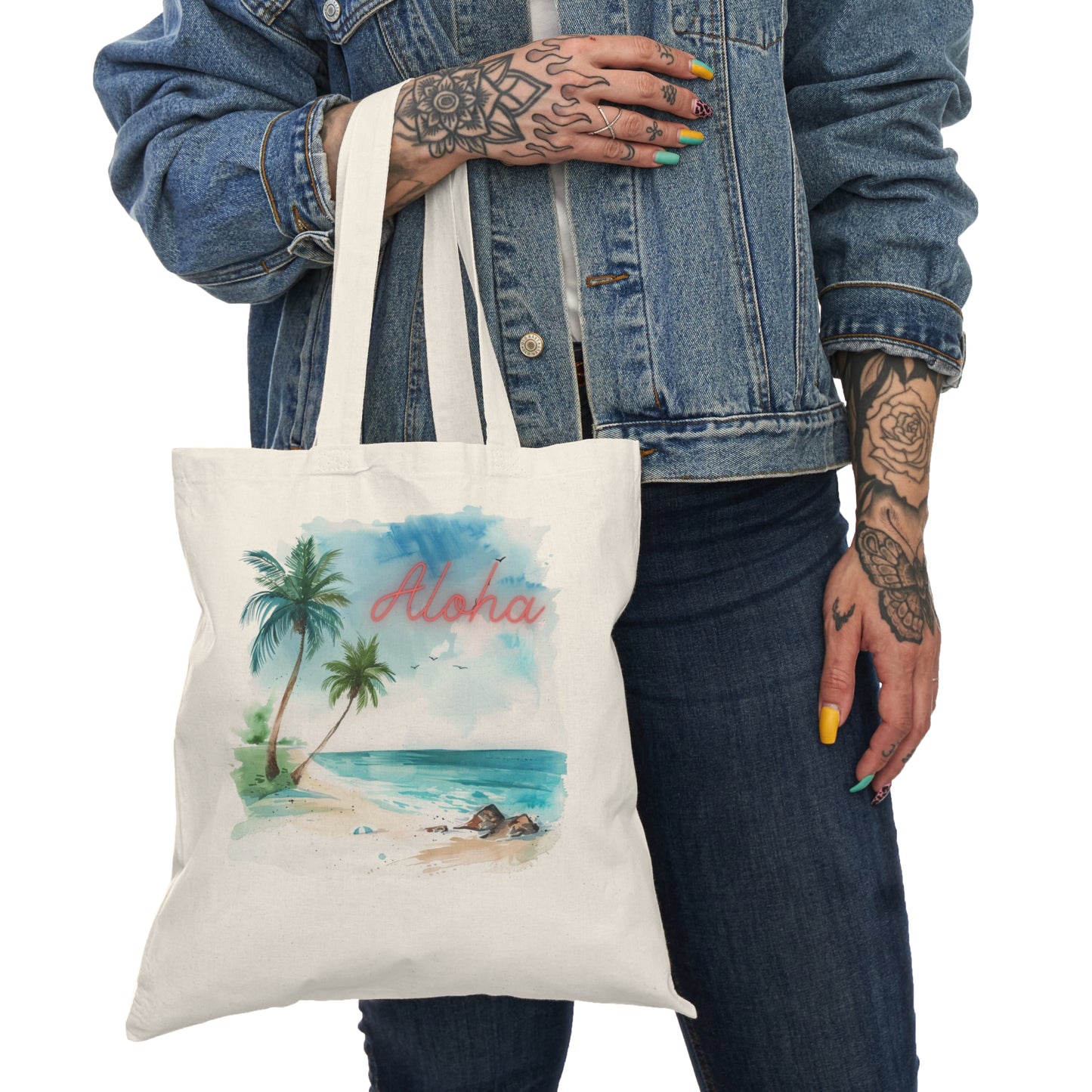 Natural Tote Bag - Tropics Now Series 3