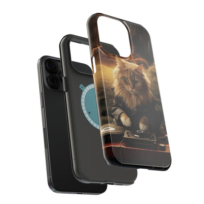 MagSafe Tough Cases for iphone - Pet Lover Series - Cat Dj Storm 3