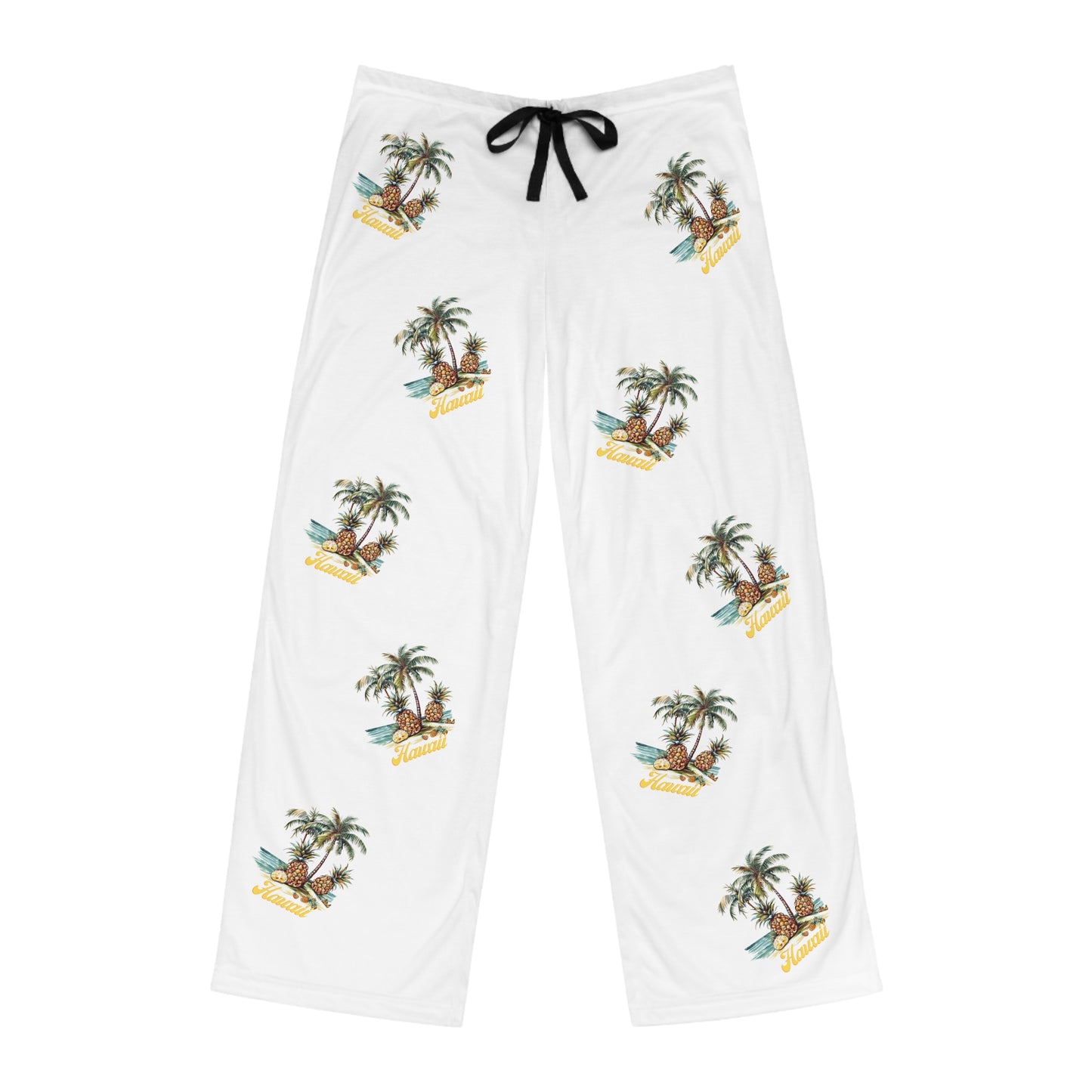 Men's Pajama Pants - Tropical Hawaii Print V1