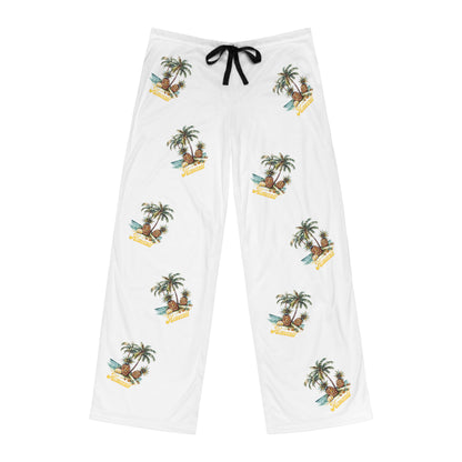 Men's Pajama Pants - Tropical Hawaii Print V1