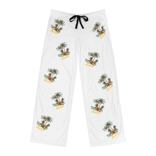 Men's Pajama Pants - Tropical Hawaii Print V1