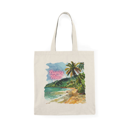 Natural Tote Bag - Tropics Now Series 2