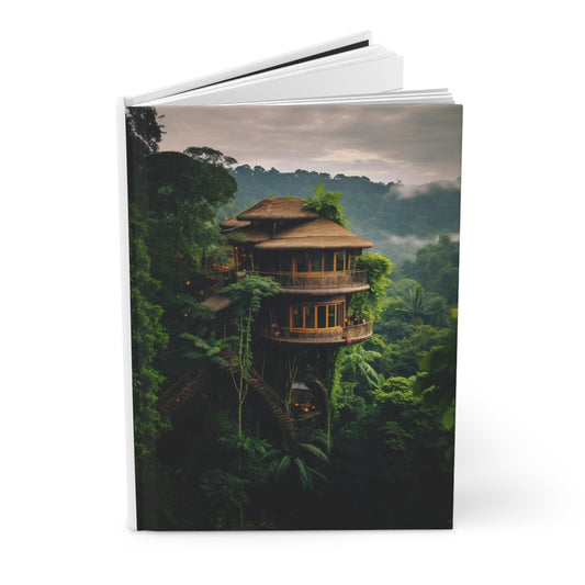 Hardcover Journal Matte - Imagination Homes Series Awesome Tree House 2