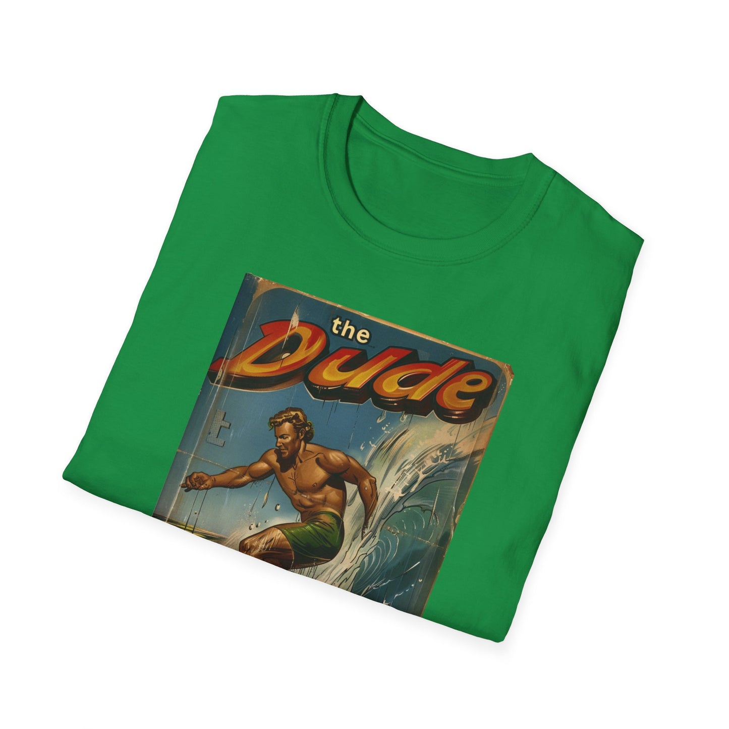 The Dude Retro Comic Surfer T-Shirt