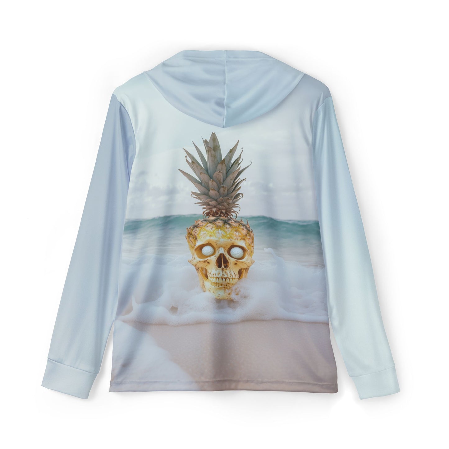 Summer Vibes Pineapple Skull Hoodie