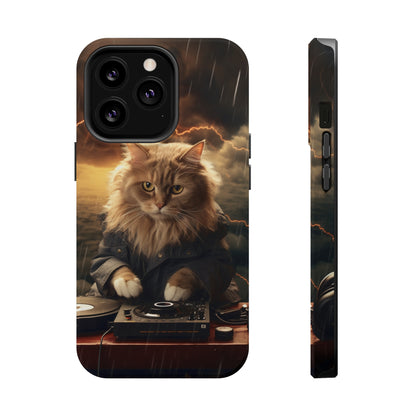 MagSafe Tough Cases for iphone - Pet Lover Series - Cat Dj Storm 3