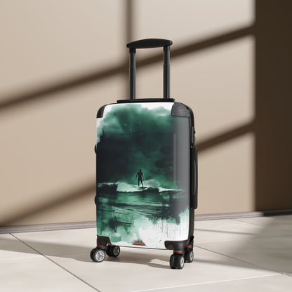 Stylish Surfer at Night Design - luggage