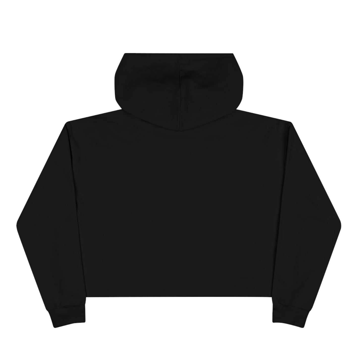 Crop Hoodie - Apres Ski Winner - Black