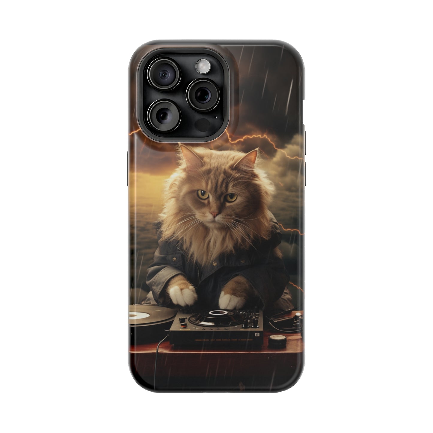 MagSafe Tough Cases for iphone - Pet Lover Series - Cat Dj Storm 3