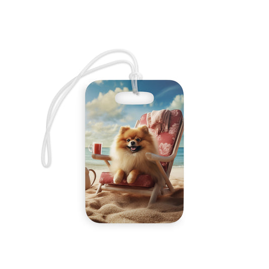 Luggage Tag, Bag Tag Amazing Pet Prints Pomeranian v4