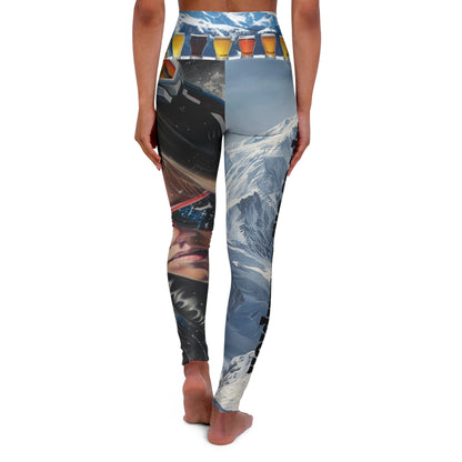 Aprés ski champion, High Waisted Yoga Leggings