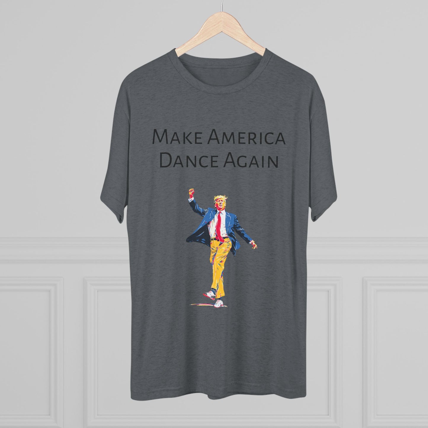 Trump DJ Tee V3 - Unisex Tri-Blend Crew