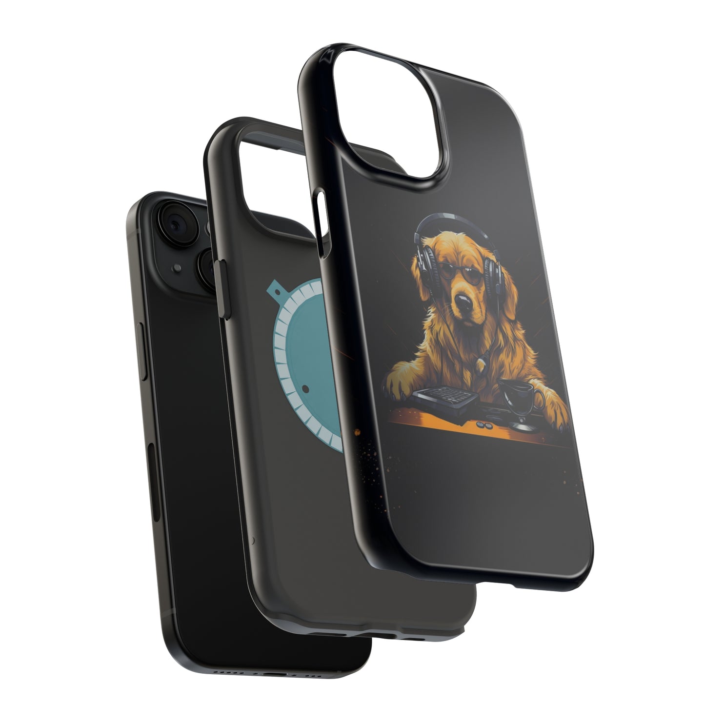 MagSafe Tough Cases for iphone 15 - Pet Lover Series - Golden Retriever 1