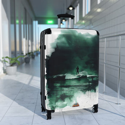 Stylish Surfer at Night Design - luggage