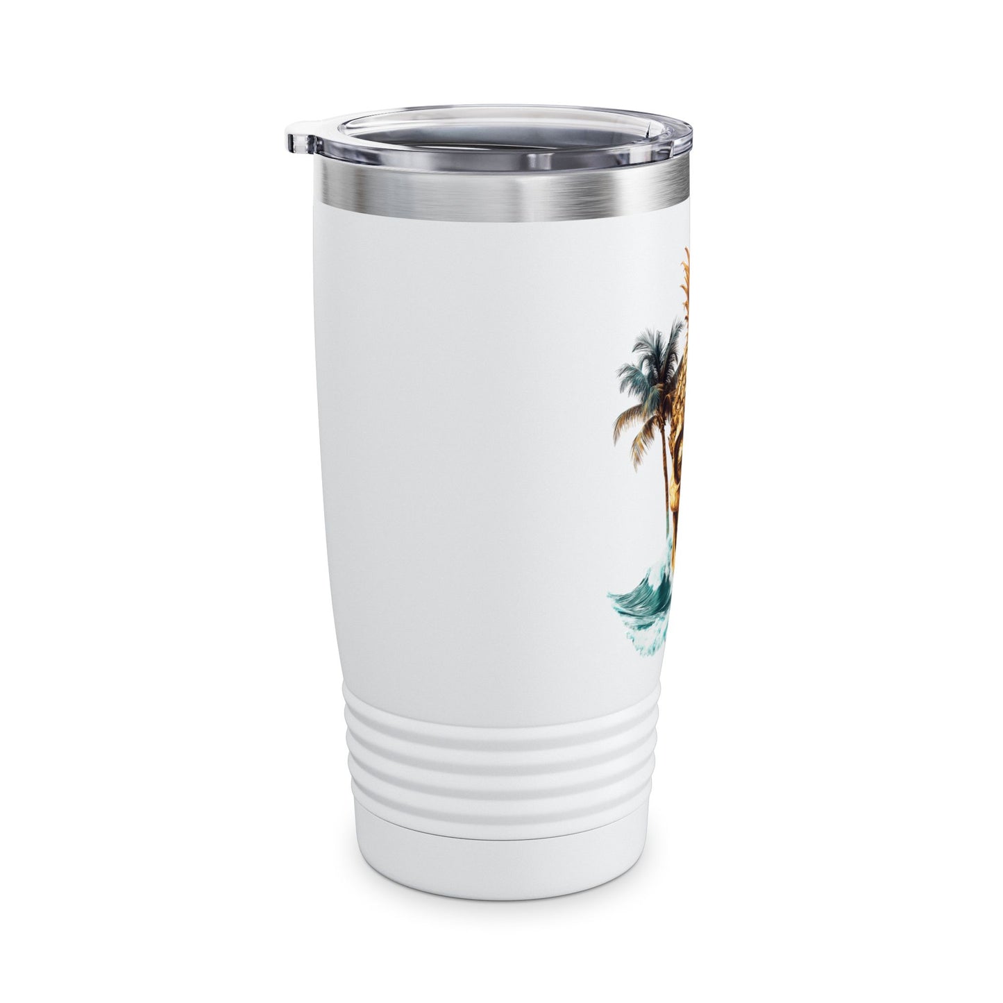 Golf Tumbler - 20oz Ringneck Cup Pineapple Skull Design V10