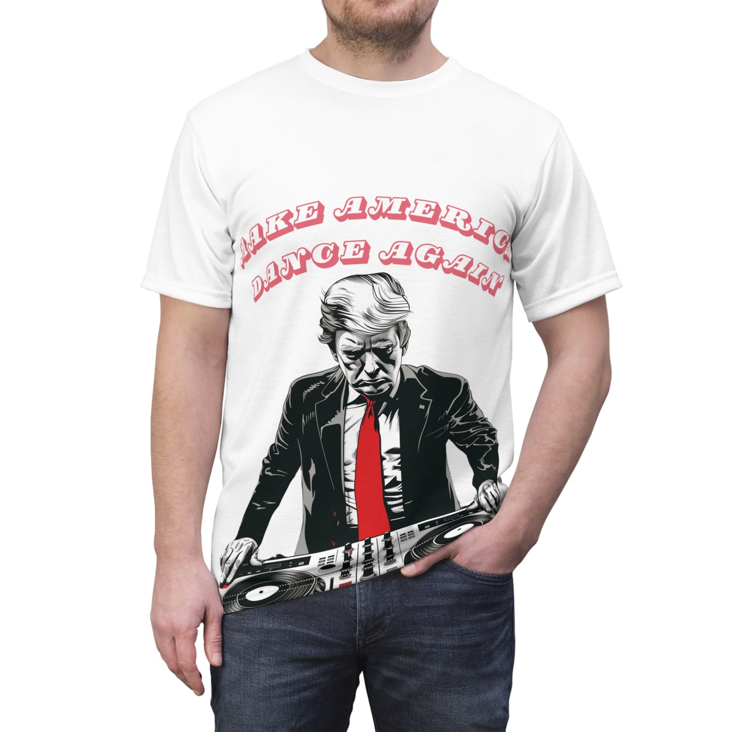 Trump - Make America Dance Again 2.0 - Unisex Cut & Sew Tee