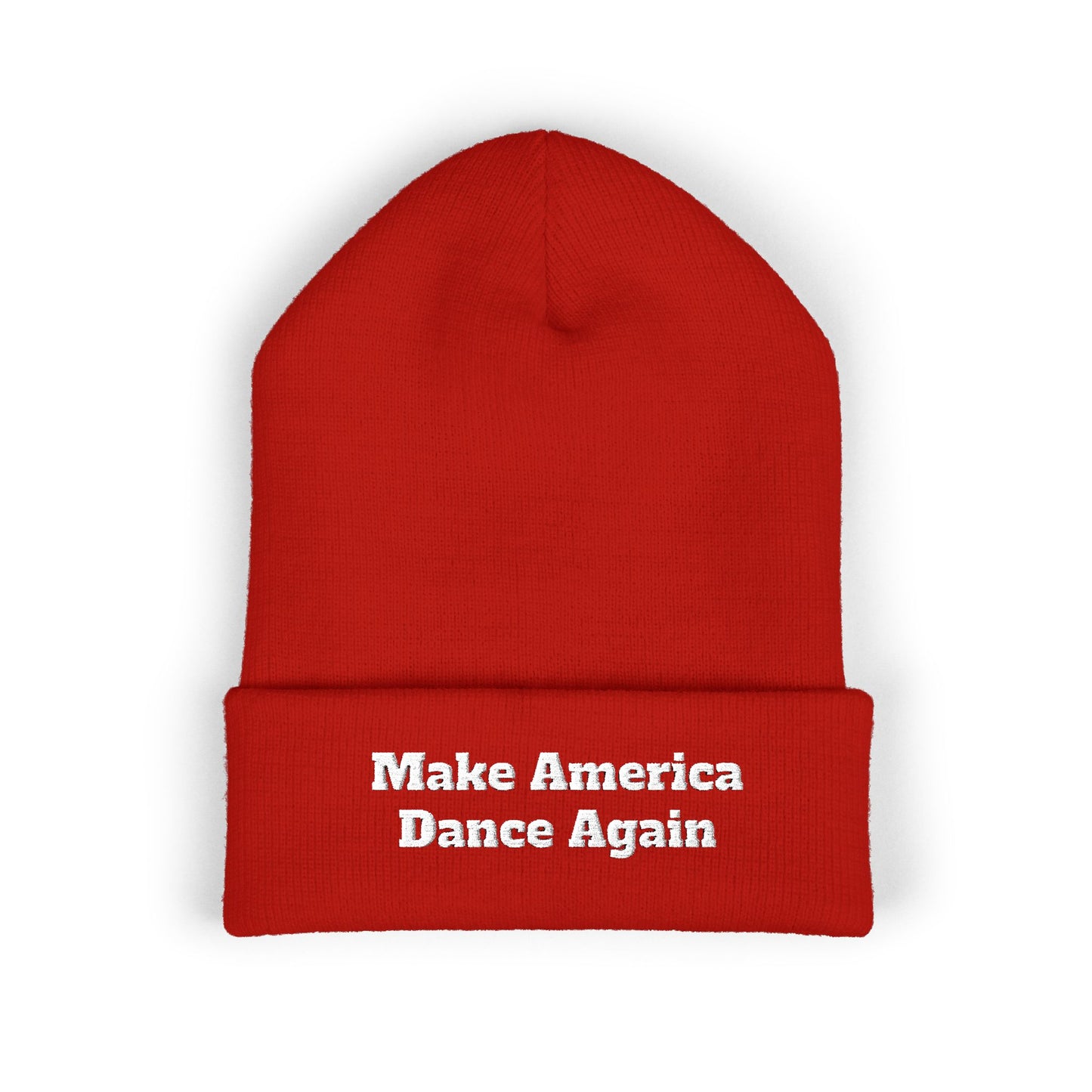 Make America Dance Again Embroidered Cuffed Beanie