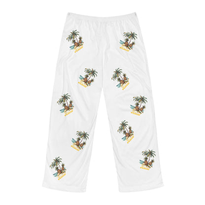 Men's Pajama Pants - Tropical Hawaii Print V1