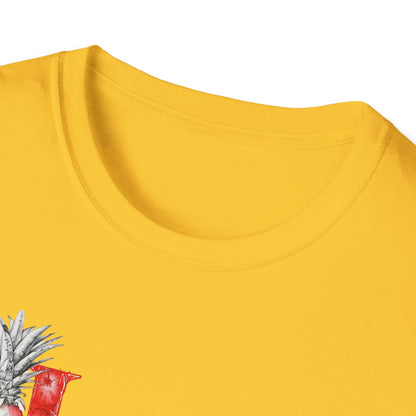 USA Pineapple Skull T-Shirt V1