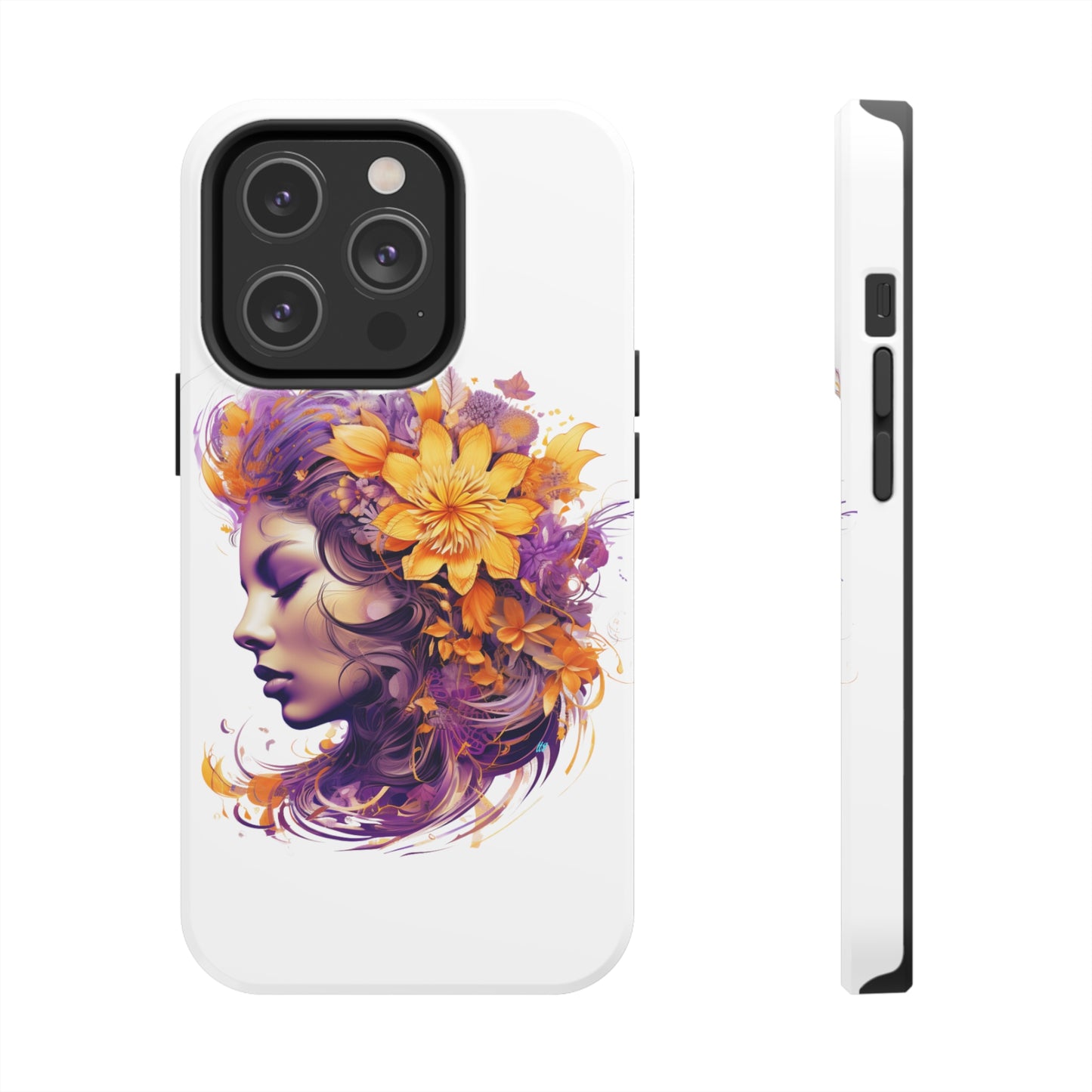 Tough IPhone Case by Floral Fusion Graphics - Girl Power Series 2