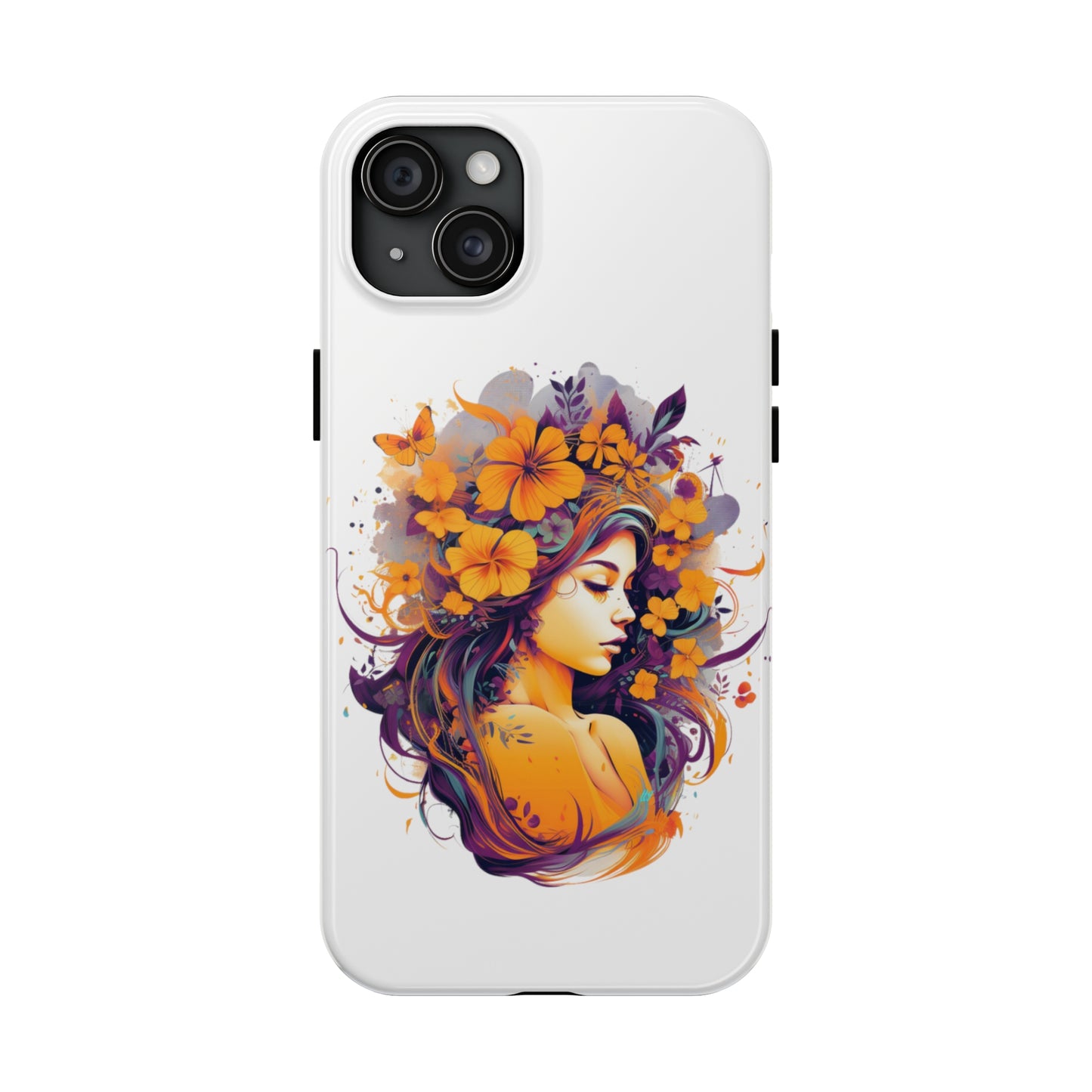 Tough IPhone Case by Floral Fusion Graphics - Girl Power Series 6