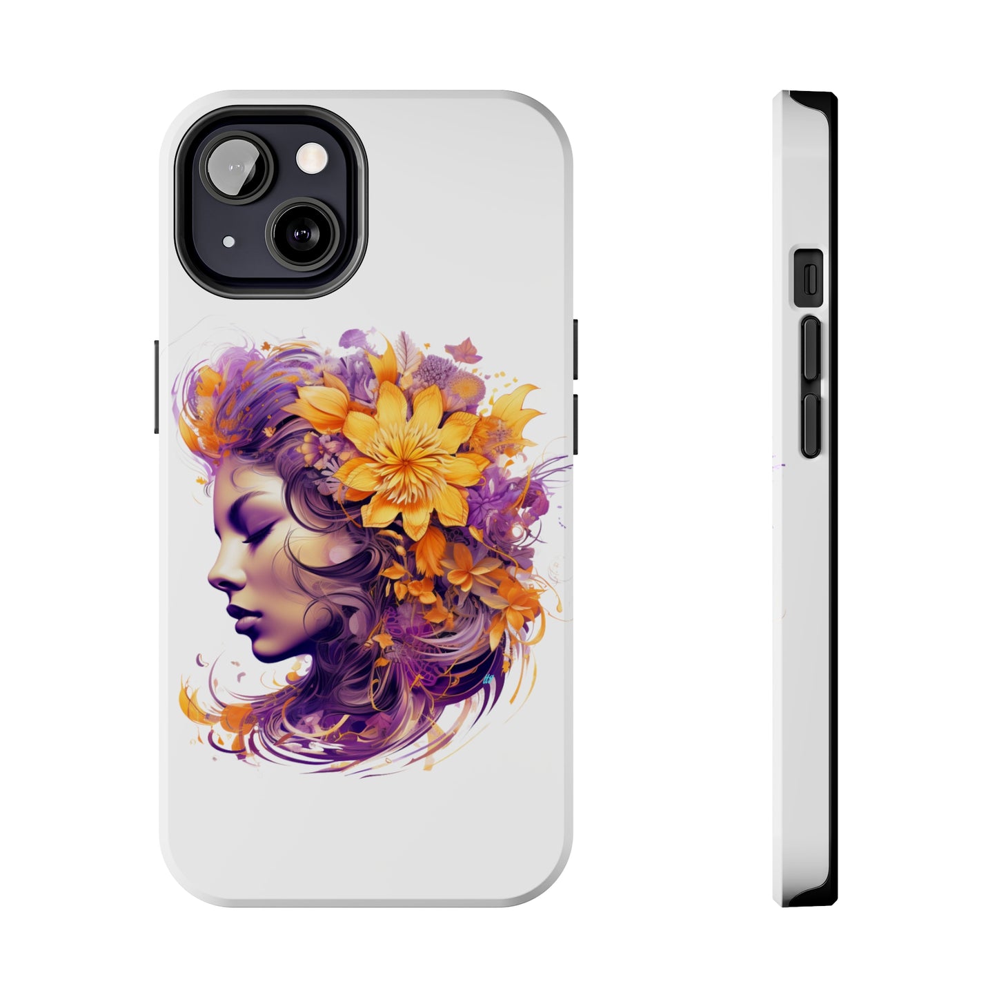 Tough IPhone Case by Floral Fusion Graphics - Girl Power Series 2