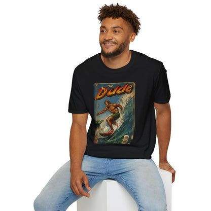 The Dude Retro Comic Surfer T-Shirt