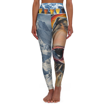 Aprés ski champion, High Waisted Yoga Leggings