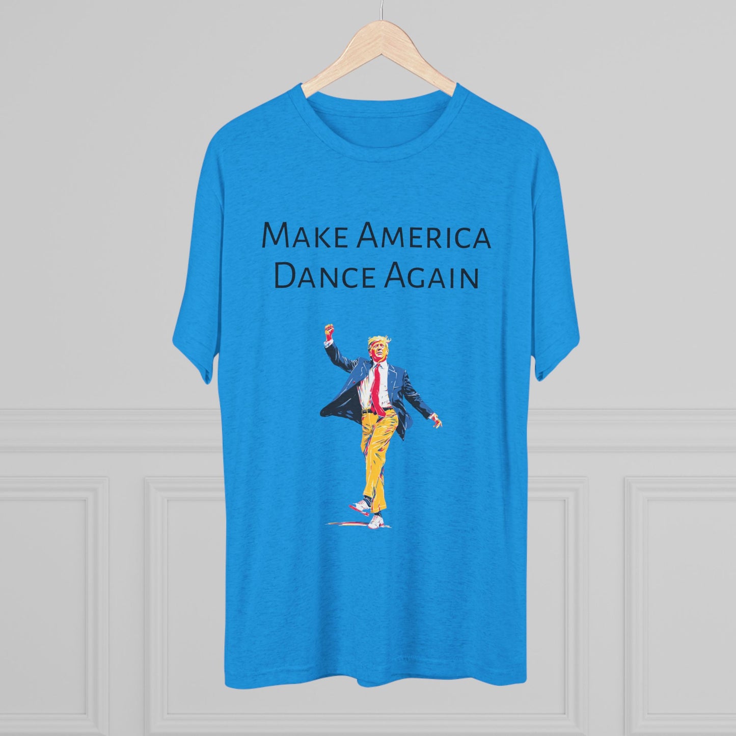 Trump DJ Tee V3 - Unisex Tri-Blend Crew
