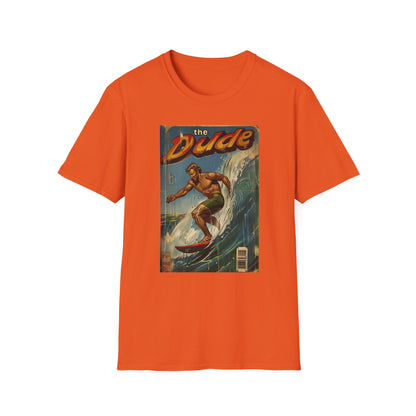 The Dude Retro Comic Surfer T-Shirt