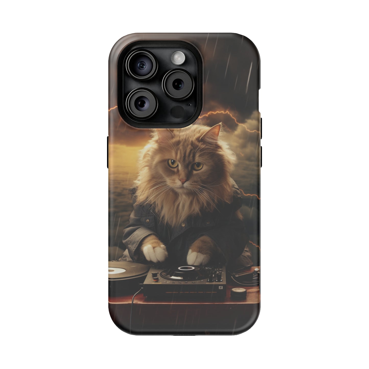 MagSafe Tough Cases for iphone - Pet Lover Series - Cat Dj Storm 3