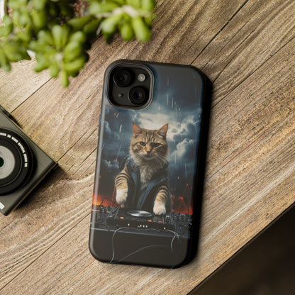 MagSafe Tough Cases for iphone - Pet Lover Series - Cat DJ Storm 1