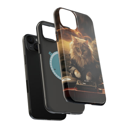 MagSafe Tough Cases for iphone - Pet Lover Series - Cat Dj Storm 3