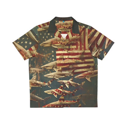 Shark of July - Aloha Shirt V1