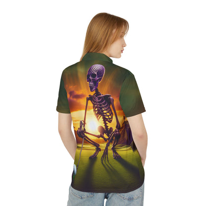 Skeleton Golf Polo Shirt