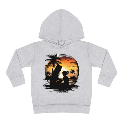 Toddler Pullover Fleece Hoodie - mom and me beach