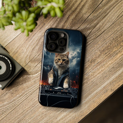 MagSafe Tough Cases for iphone - Pet Lover Series - Cat DJ Storm 1