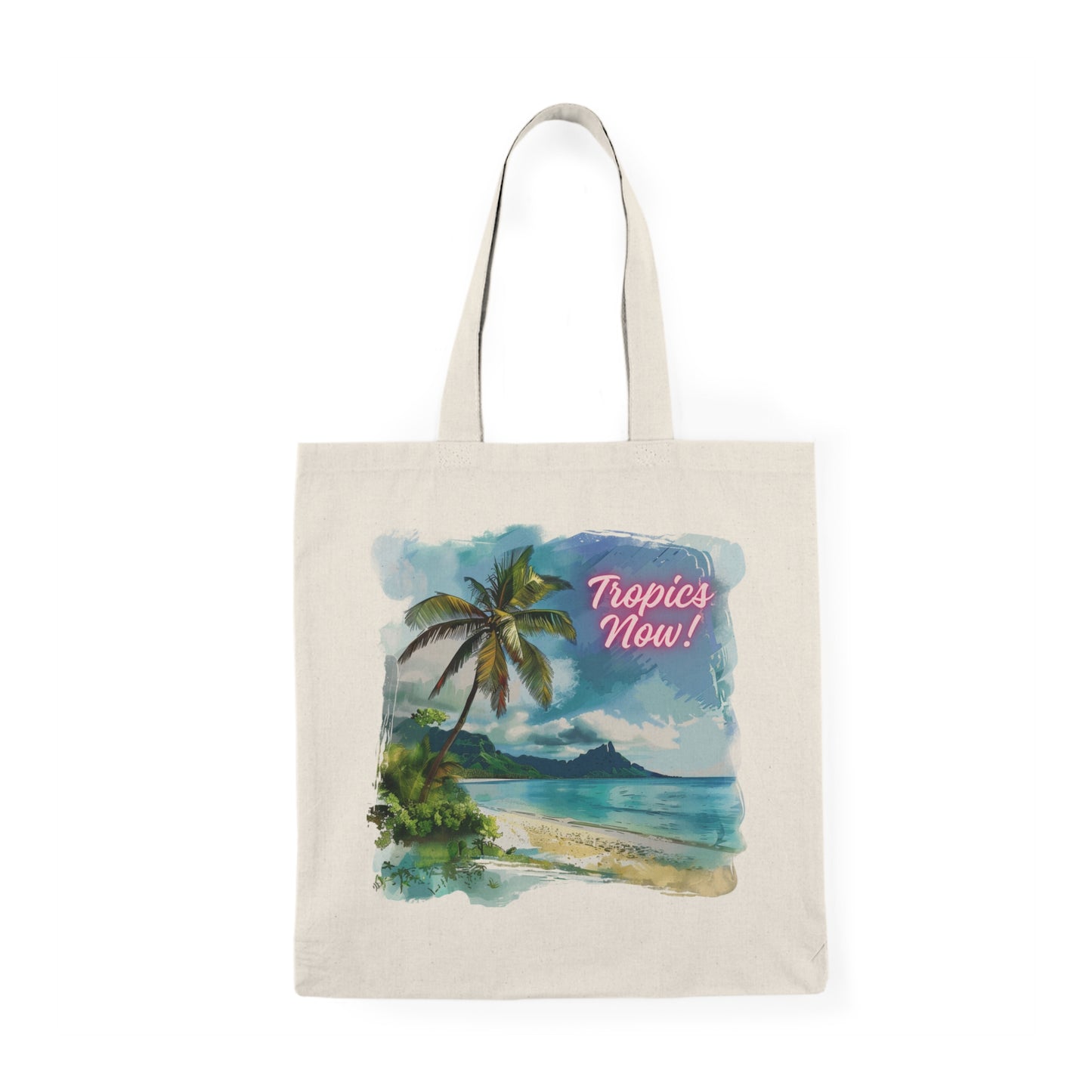 Natural Tote Bag - Tropics Now Series 1