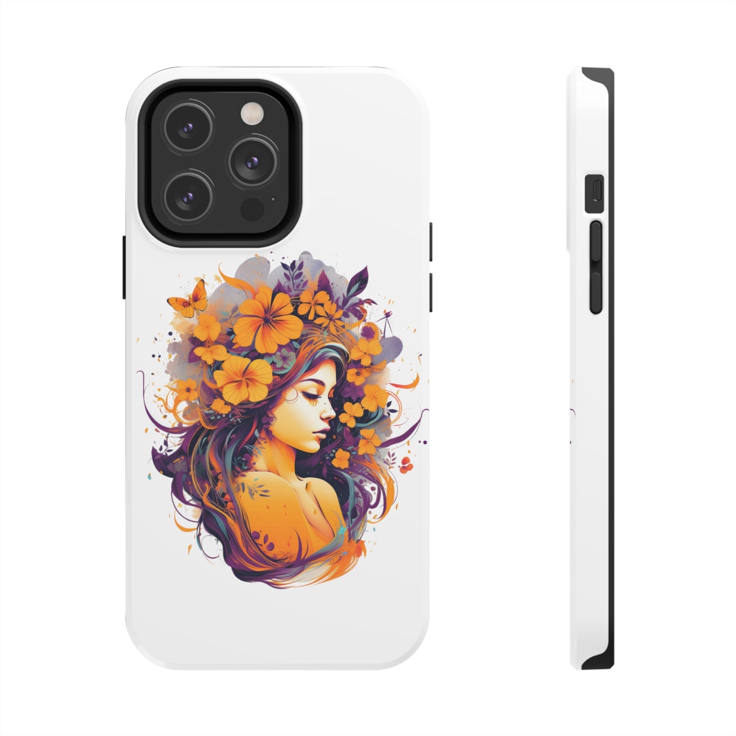 Tough IPhone Case by Floral Fusion Graphics - Girl Power Series 6