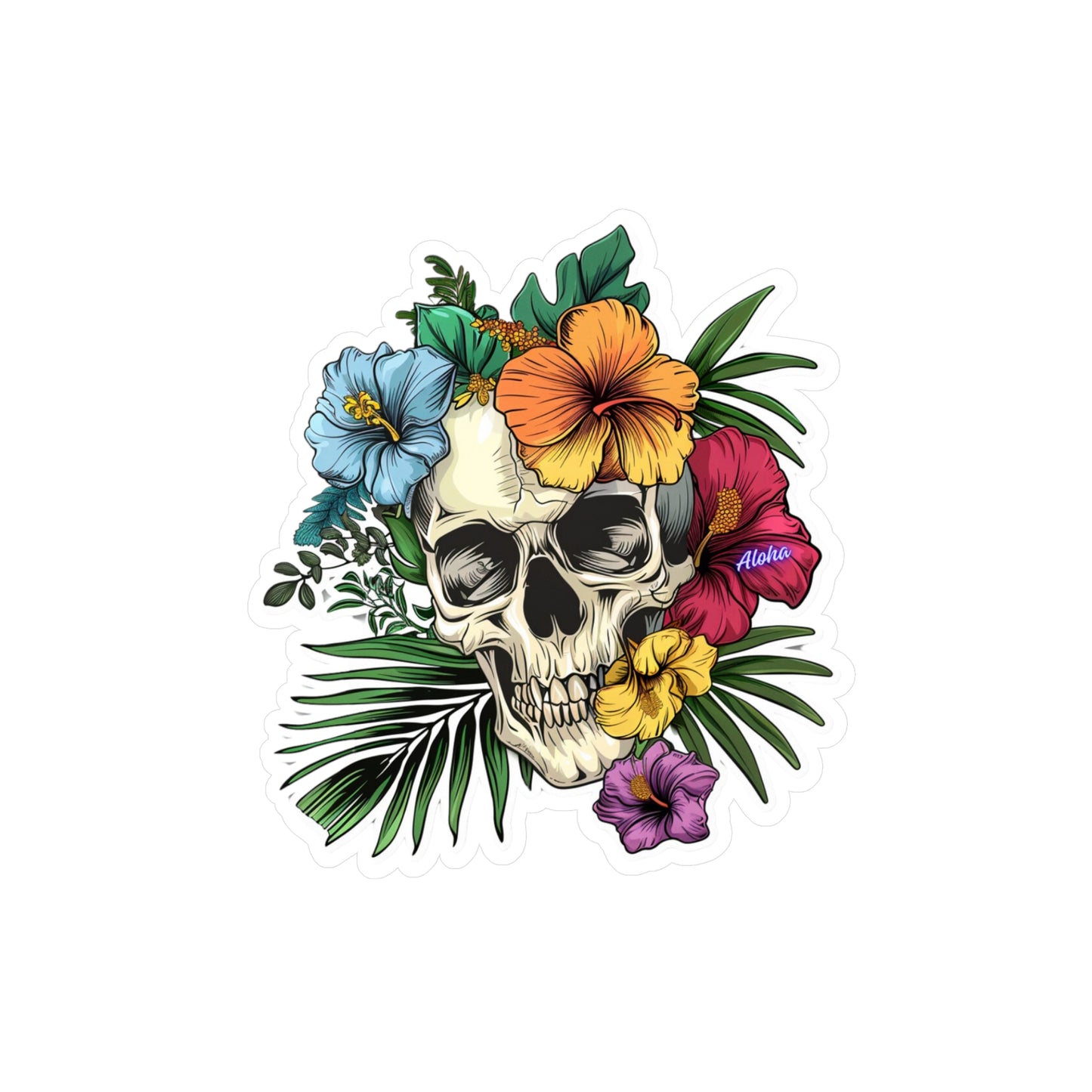 Stickers by Floral Fusion - Pineapple Skull v2