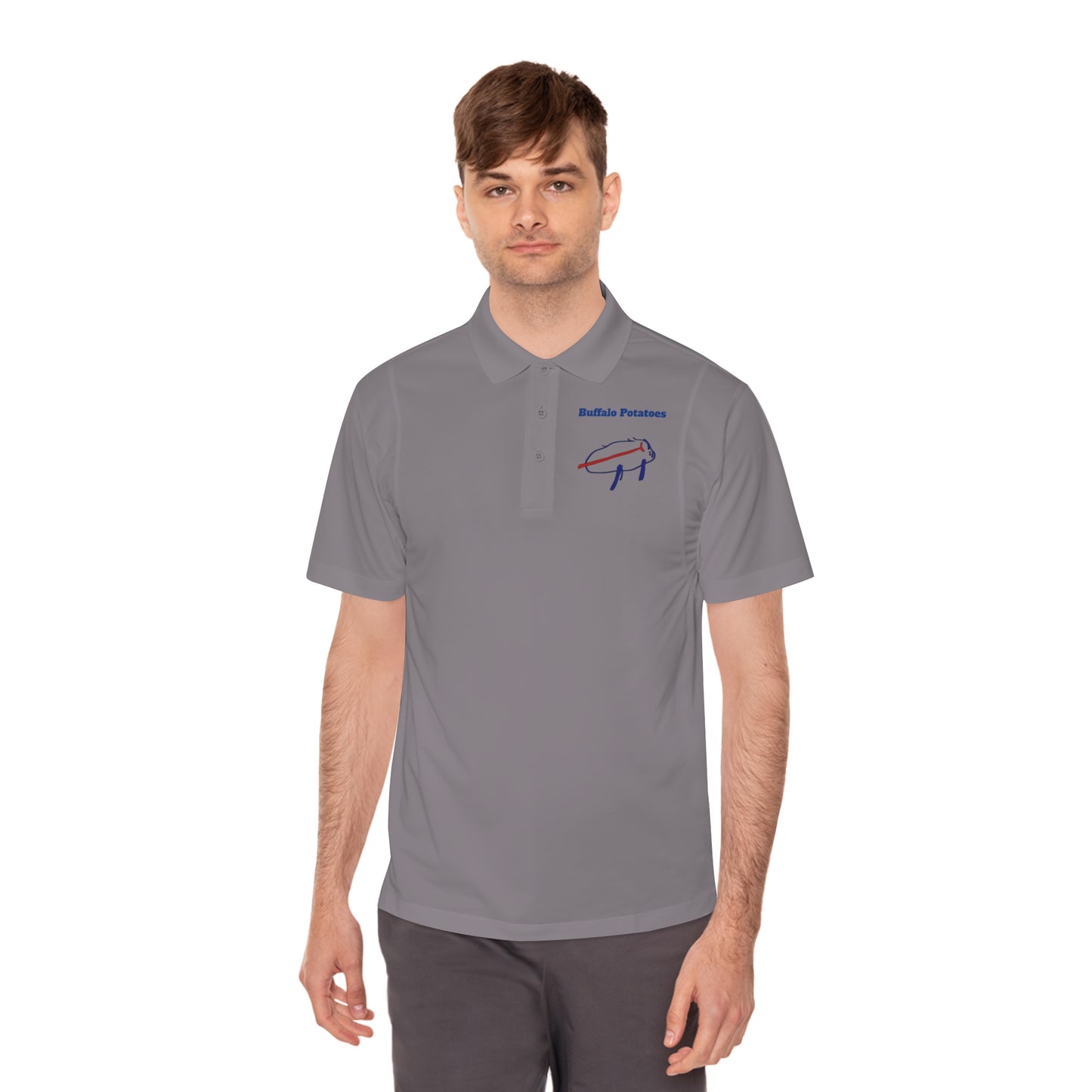 Men's Sport Polo Shirt - Buffalo Potatoes