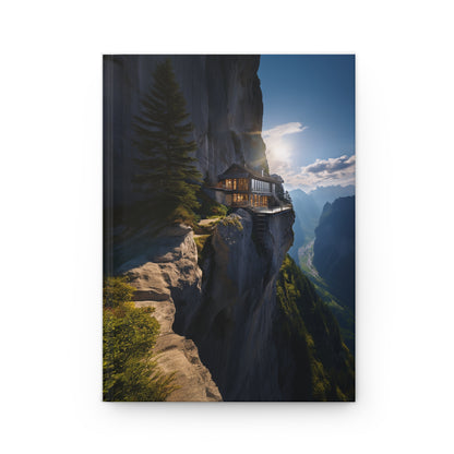 Hardcover Journal Matte - Imagination Homes Series Awesome Cliff House 4