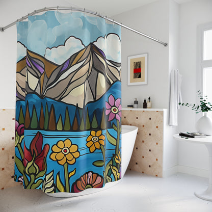 Mountain Art Shower Curtain