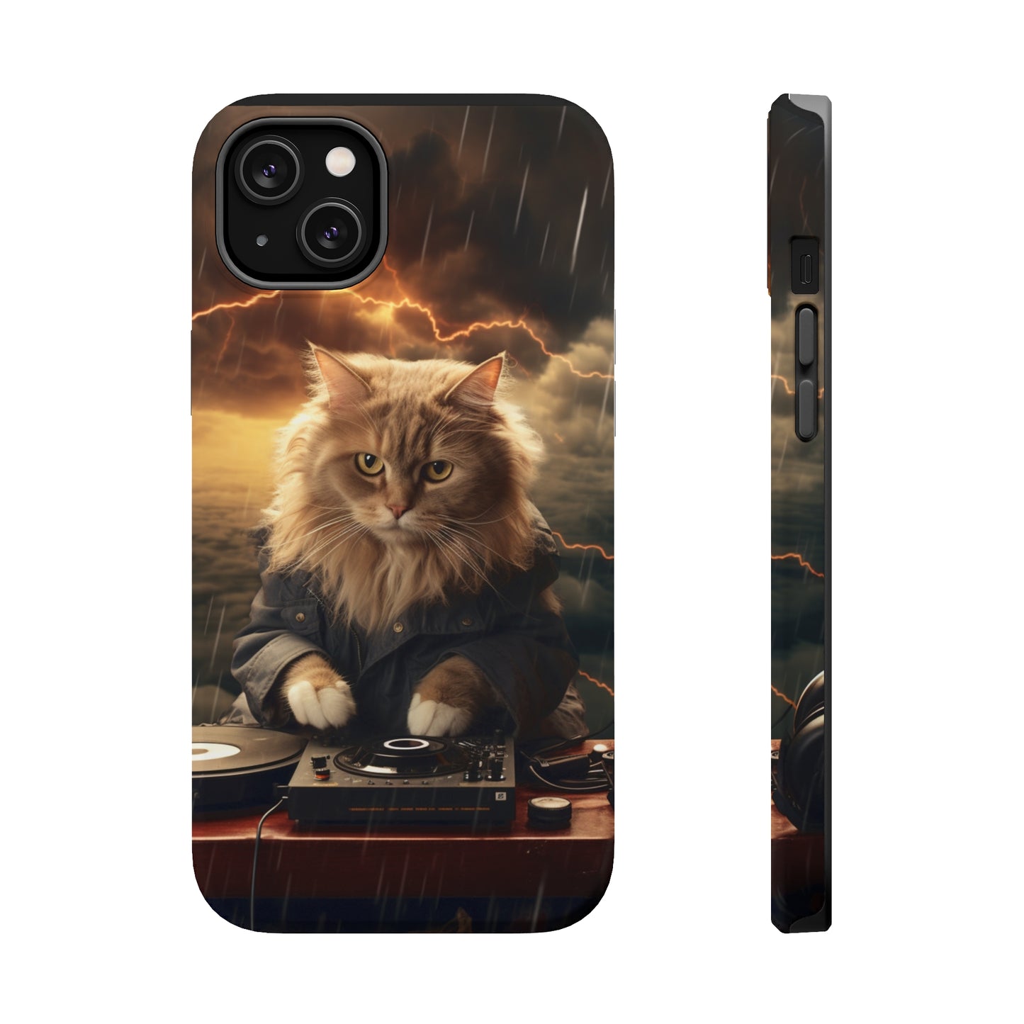 MagSafe Tough Cases for iphone - Pet Lover Series - Cat Dj Storm 3