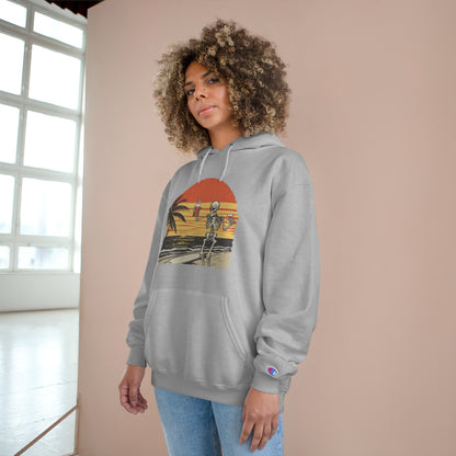 Pau Hana Surf Skeleton Hoodie